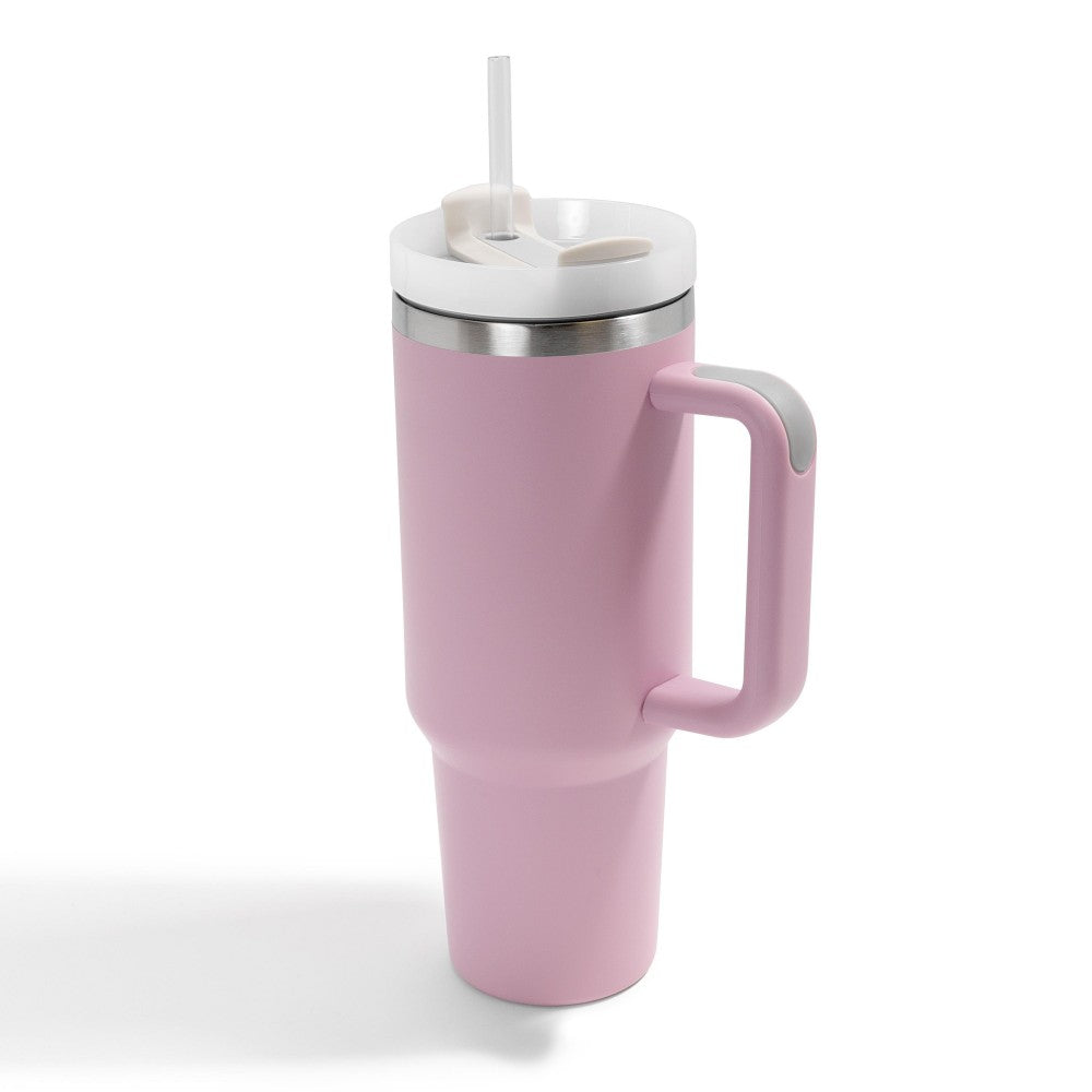 Rose 40oz Stainless Steel Tumbler Vacuum Tumbler with Handle