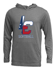 LAKE CREEK - LC SOFTBALL - PC108 Adult Soft-Tek Blend Long Sleeve Hood - UNISEX