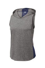 NEW 2020 SALE - LST410 Sport-Tek ® Ladies PosiCharge ® Tri-Blend Wicking Draft Hoodie Tank