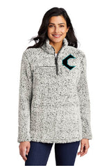 CREW BASEBALL - LADIES AND YOUTH - SHERPA 1/4 ZIP PULL OVER BY BOXERCRAFT -