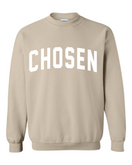 TEXAS CHOSEN BASEBALL- GILDAN ADULT AND YOUTH CREWNECK SWEATSHIRT