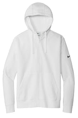 NEW EMBRIODERED - NKDR1513 Nike Club Fleece Sleeve Swoosh Full-Zip Hoodie