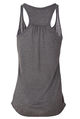3 Up 3 Down Screen Print Bella + Canvas - Women's Flowy Racerback Tank - 8800