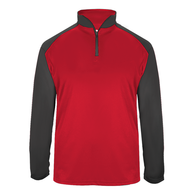 HOTSHOTS ULTIMATE SOFTLOCK™ SPORT 1 /4 ZIP BADGER