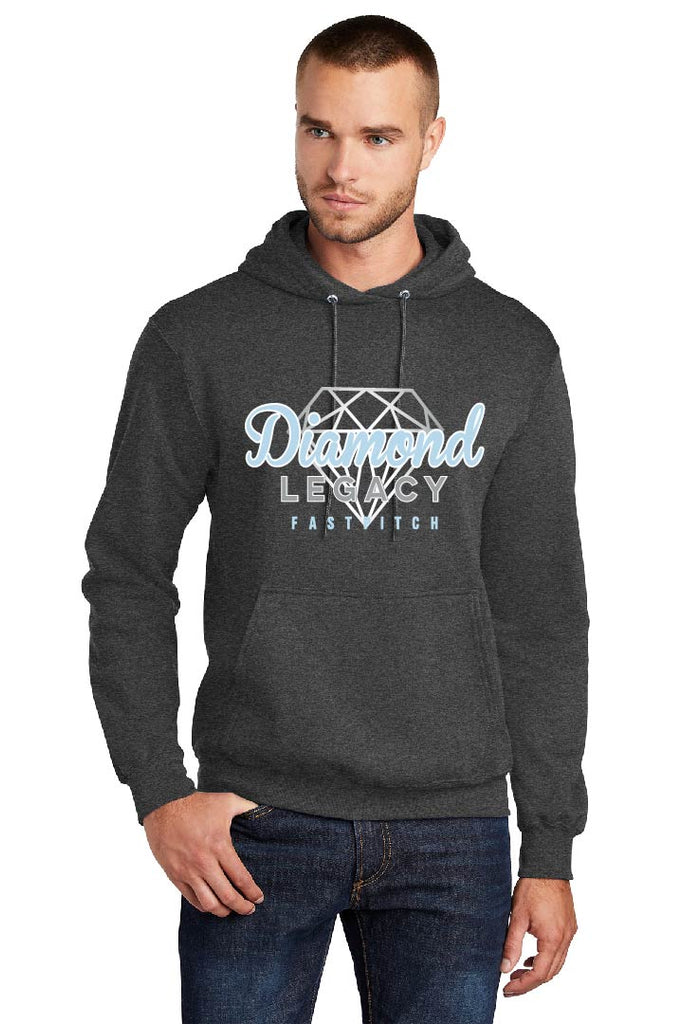 DIAMOND LEGACY - ADULT & YOUTH PC78H Port & Company® - Core Fleece Pullover Hooded Sweatshirt PC78H AND PC90HY