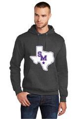 SAN MARCOS RATTLERS - Gildan OR Port & Co. - Youth thru Adult Heavy Blend Hooded Sweatshirt - 18500