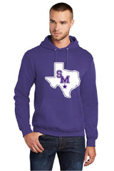 SAN MARCOS RATTLERS - Gildan OR Port & Co. - Youth thru Adult Heavy Blend Hooded Sweatshirt - 18500