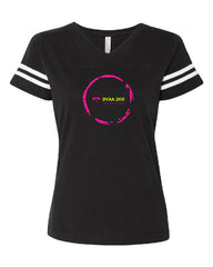 DVAA 2K11 - LADIES - LAT - Women's Football V-Neck Fine Jersey Tee - 3537