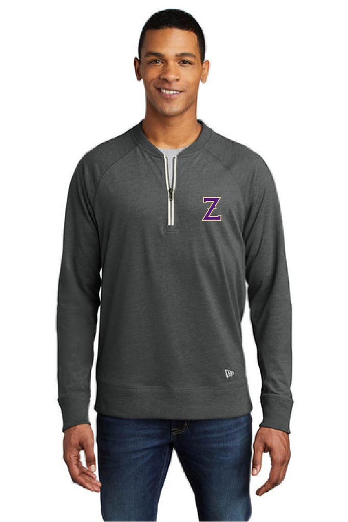 ZEPHYRS - NEA123 New Era ® Sueded Cotton Blend 1/4-Zip Pullover