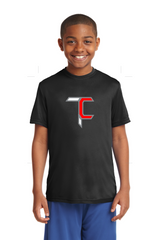 TEXAS CHOSEN Adult and Youth PosiCharge® Competitor™ Tee. ST350 - BLACK