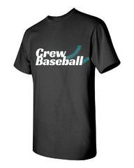 CREW BASEBALL GILDAN HEAVY DUTY TEE - YOUTH AND ADULT