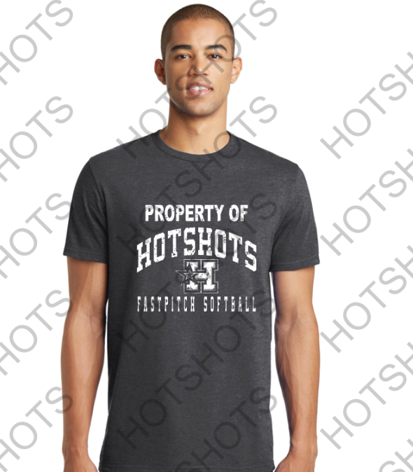 PROPERTY OF HOTSHOTS ADULT - DT5000 District ® The Concert Tee ®