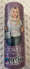 20 OZ GLITTER -SKINNY TUMBLER