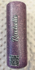 20 OZ GLITTER -SKINNY TUMBLER