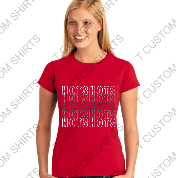 STACKED HOTSHOTS - Gildan - Softstyle® Women’s T-Shirt - 2000L