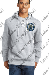 LAKE CREEK - STATE CHAMPIONS or LC Texas Softball ST271 Sport-Tek® Lace Up Pullover Hooded Sweatshirt