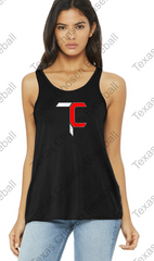 TEXAS CHOSEN BASEBALL - LADIES BELLA Flowy Tank 8800