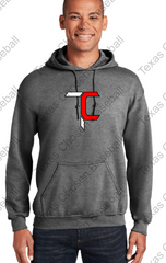 TEXAS CHOSEN BASEBALL -YOUTH and ADULT GILDAN HOODIE - TC LOGO