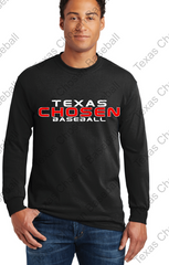 TEXAS CHOSEN BASEBALL ADULT Cotton Long Sleeve T-Shirt
