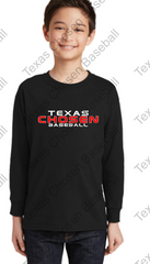 TEXAS CHOSEN BASEBALL - YOUTH LAT - Youth Fine Jersey Long Sleeve Tee - 6201