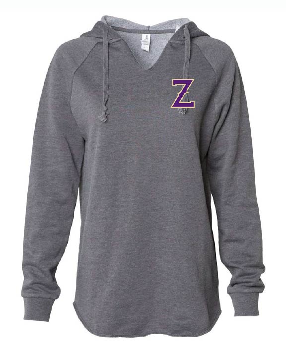 ZEPHYRS- Independent Trading Co. - Women’s Lightweight California Wave Wash Hooded Sweatshirt - PRM2500