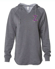 ZEPHYRS- Independent Trading Co. - Women’s Lightweight California Wave Wash Hooded Sweatshirt - PRM2500