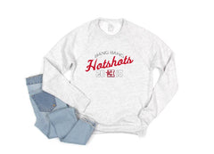 NEW ITEM - HOTSHOTS RETRO TONE ON TONE - Bella Sponge Super Soft Crewneck Sweatshirt