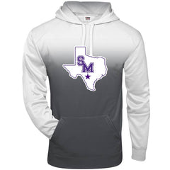 SAN MARCOS RATTLERS - OMBRE HOOD - BADGER DRIFIT PERFORMANCE
