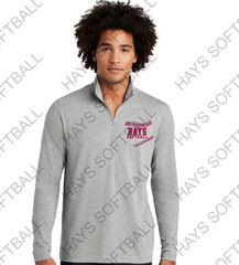 HAYS SOFTBALL - ST407 Light Heather Sport-Tek® PosiCharge® Competitor™ 1/4-Zip Pullover