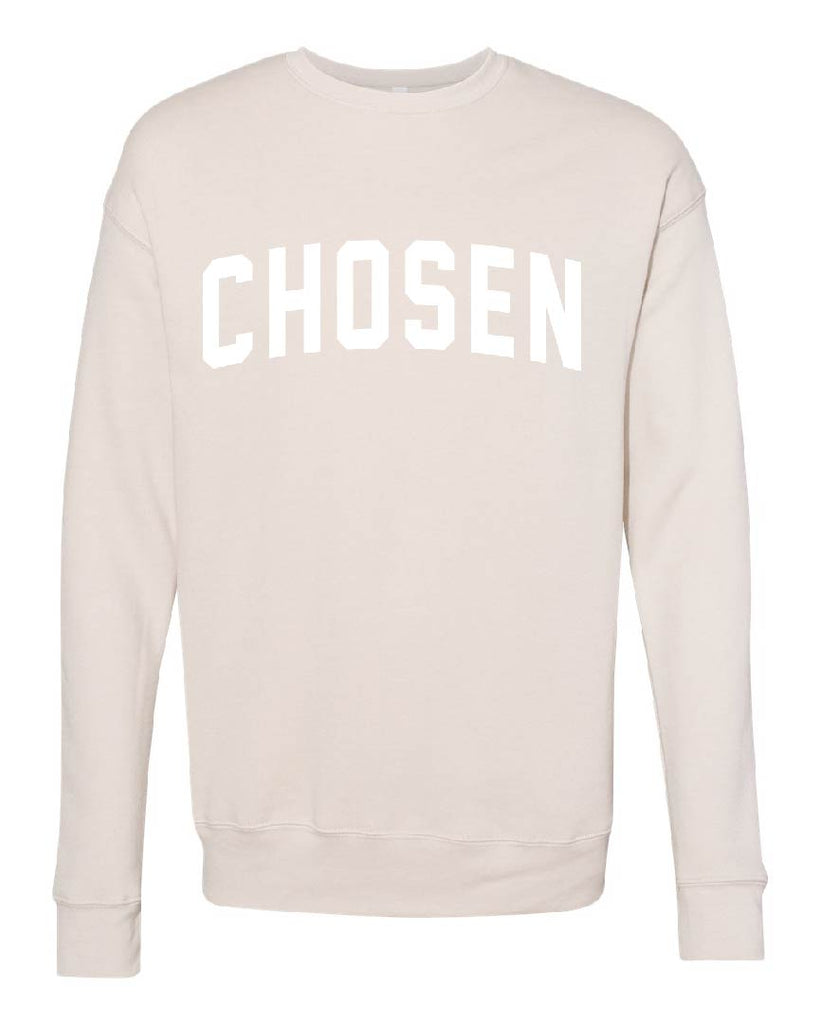 TEXAS CHOSEN BASEBALL- BELLA SPONGE CREWNECK