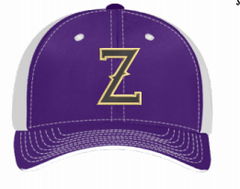 ZEPHYRS - Pacific Purple /White Fitted Cap