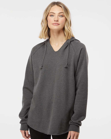 ILLUSIONS - Independent Trading Co. - Women’s Lightweight California Wave Wash Hooded Sweatshirt - PRM2500