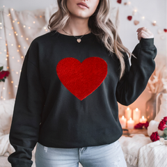 Heart Valentines Day Fluffy Patches