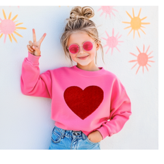 Heart Valentines Day Fluffy Patches