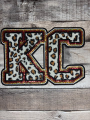 KC Kansas City Sequin and Faux Lepard