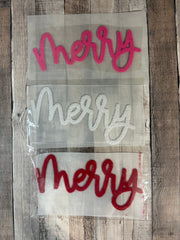 Merry Fluffy Patches