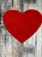 Heart Valentines Day Fluffy Patches