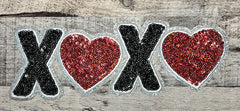 XOXO Sequin Patch