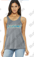 ILLUSIONS Bella + Canvas - Women's Flowy Racerback Tank - 8800