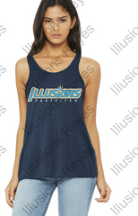 ILLUSIONS Bella + Canvas - Women's Flowy Racerback Tank - 8800