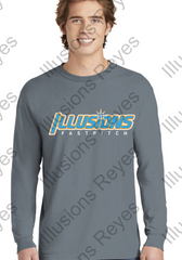 ILLUSIONS FASTPITCH -  Comfort Colors - Garment-Dyed Heavyweight Long Sleeve T-Shirt - 6014