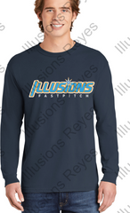 ILLUSIONS FASTPITCH -  Comfort Colors - Garment-Dyed Heavyweight Long Sleeve T-Shirt - 6014