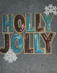 Holly Jolly Sequin Patch