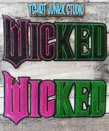 Wicked Sequin Patch