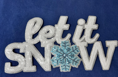 Let it Snow with Snowflake Seqin Patch