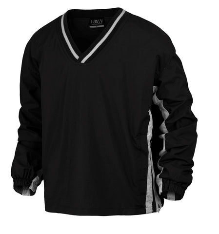 ZEPHYRS - BAW 5000- Adult Two Stripe Pullover Jacket UP TO 4XL AND YOUTH SIZES