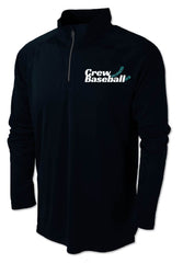 CREW BASEBALL -  BAW Adult and Youth Drifit 1/4 Zip 4 RUNNERS