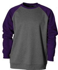 SAN MARCOS RATTLERS - ADULT  F270 Men's Raglan Crewneck Fleece