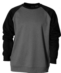 SAN MARCOS RATTLERS - ADULT  F270 Men's Raglan Crewneck Fleece