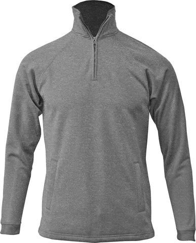 PRO TRAINING- EMBROIDERED  Logo  Adult Quarter Zip Sweatshirt with Pockets F125